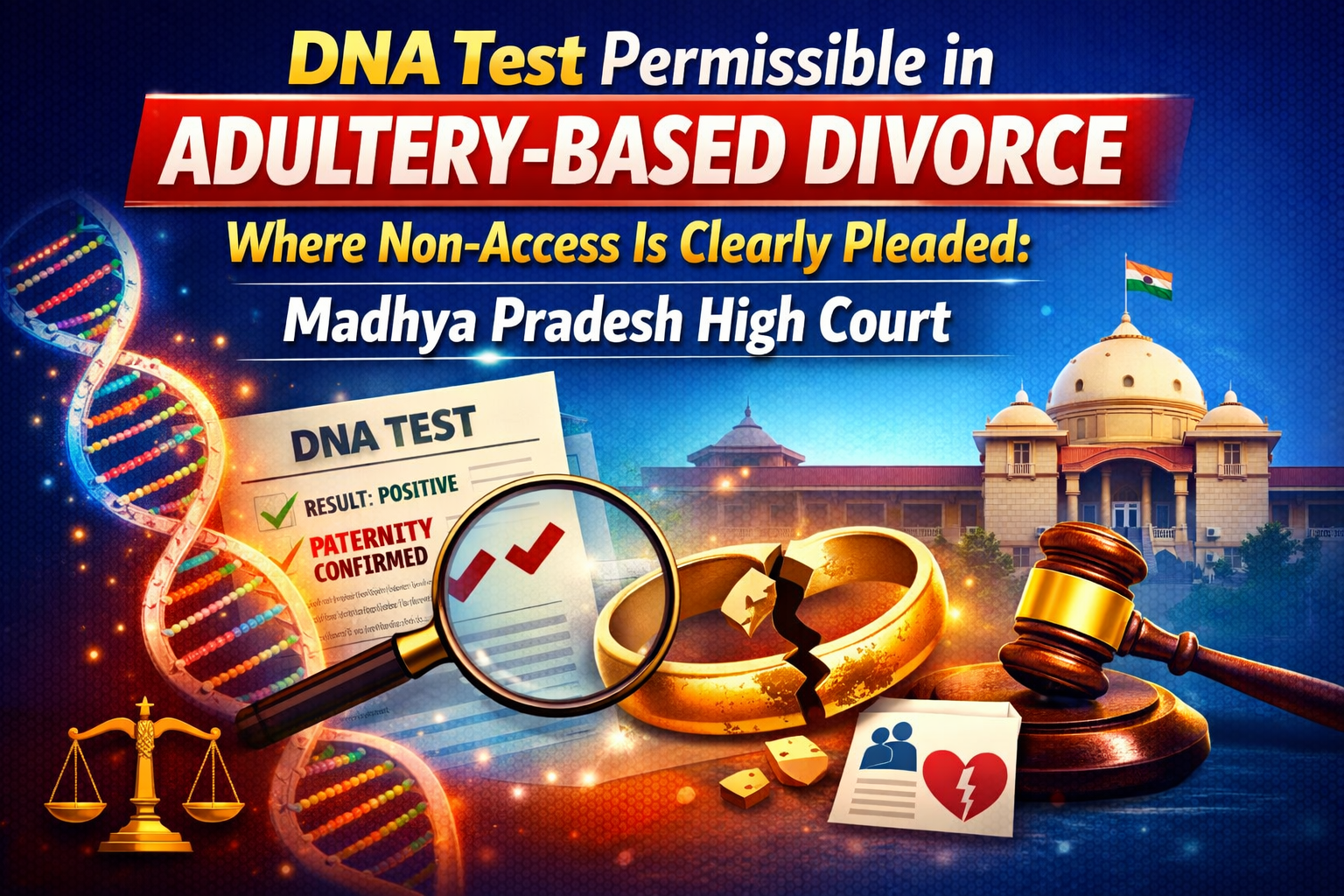 DNA Test Permissible in Adultery-Based Divorce Where Non-Access Is Clearly Pleaded: Madhya Pradesh High Court